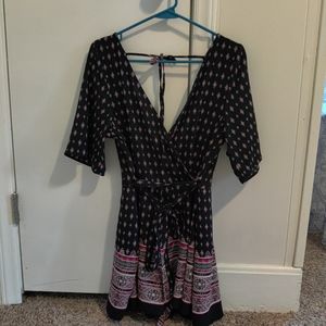 Short, Low-Cut Romper